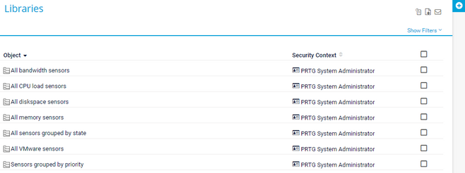 Preconfigured Libraries Preconfigured Libraries